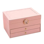 Jewelry Organizer Multi-Layer Pull-Out Drawers Soft Lined