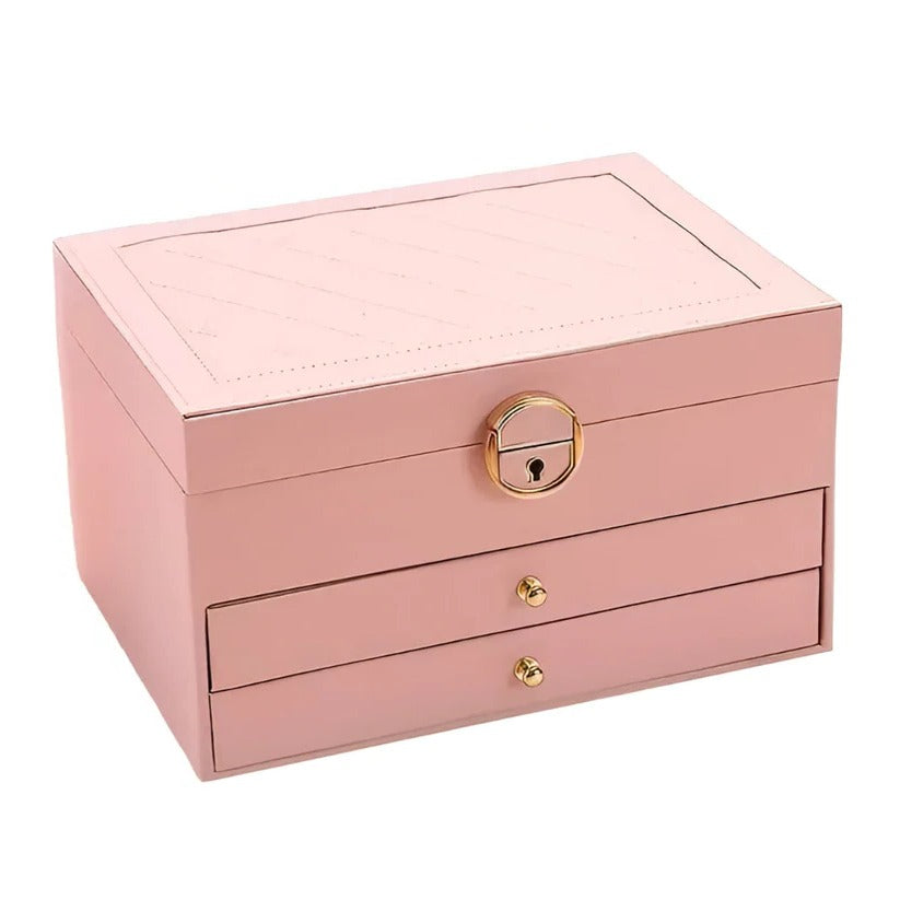 Jewelry Organizer Multi-Layer Pull-Out Drawers Soft Lined