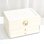 Jewelry Organizer Multi-Layer Pull-Out Drawers Soft Lined