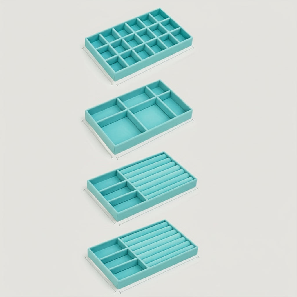 Jewelry Organizer Tray Drawer-Friendly Durable Nylon
