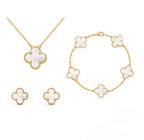 Jewelry Set 3-Piece Gold-Plated 316L Stainless Steel