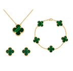 Jewelry Set 3-Piece Gold-Plated 316L Stainless Steel