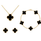 Jewelry Set 3-Piece Gold-Plated 316L Stainless Steel