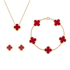 Jewelry Set 3-Piece Gold-Plated 316L Stainless Steel