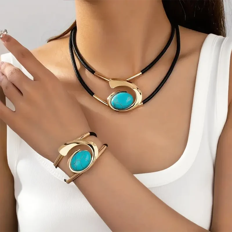 Jewelry Set Boho Filigree & Sparkle Adjustable Fit