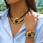 Jewelry Set Boho Filigree & Sparkle Adjustable Fit