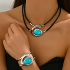 Jewelry Set Boho Filigree & Sparkle Adjustable Fit