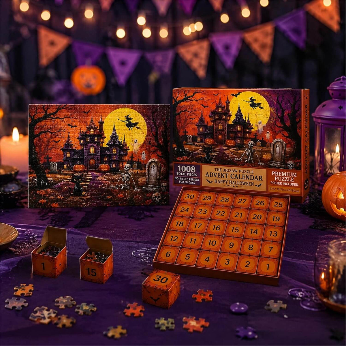 Jigsaw Puzzle 1008-Piece Advent Countdown