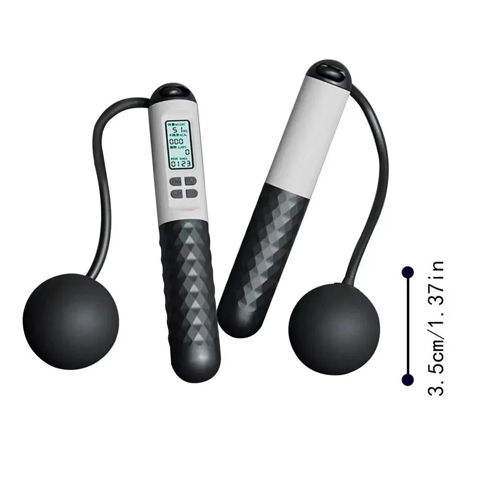 Jump Rope Handles Cordless Weighted Digital Counter