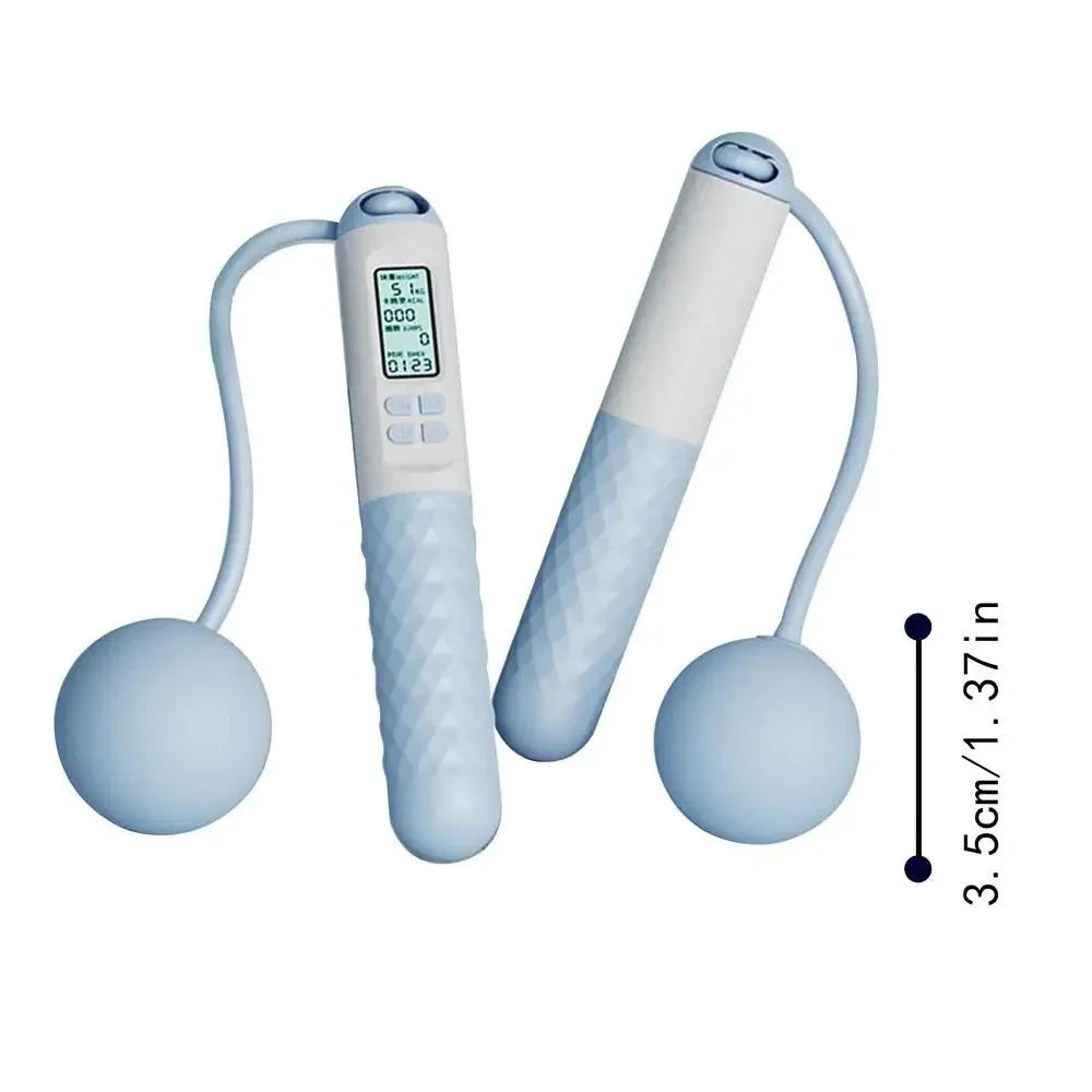 Jump Rope Handles Cordless Weighted Digital Counter