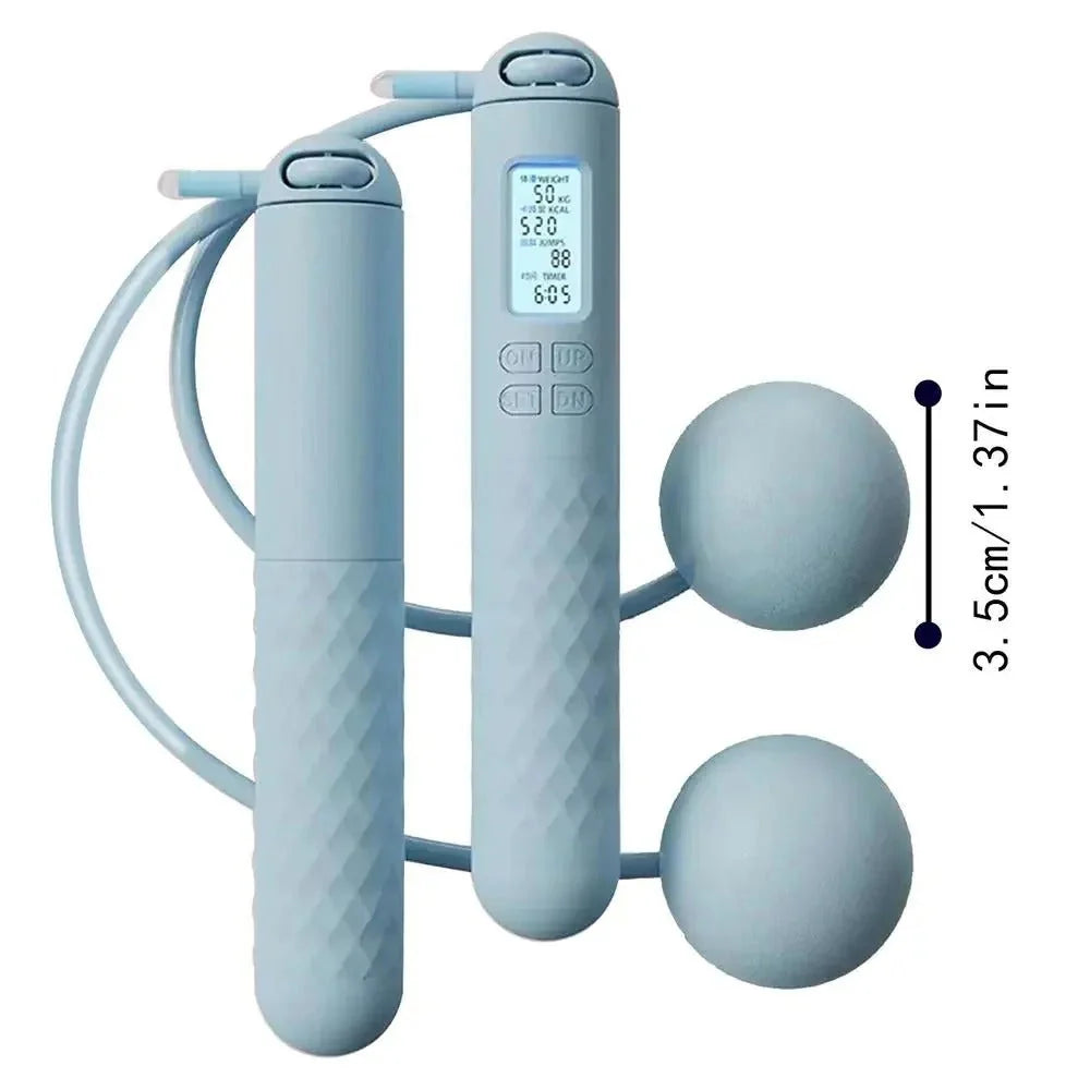 Jump Rope Handles Cordless Weighted Digital Counter