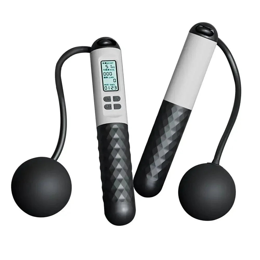 Jump Rope Handles Cordless Weighted Digital Counter