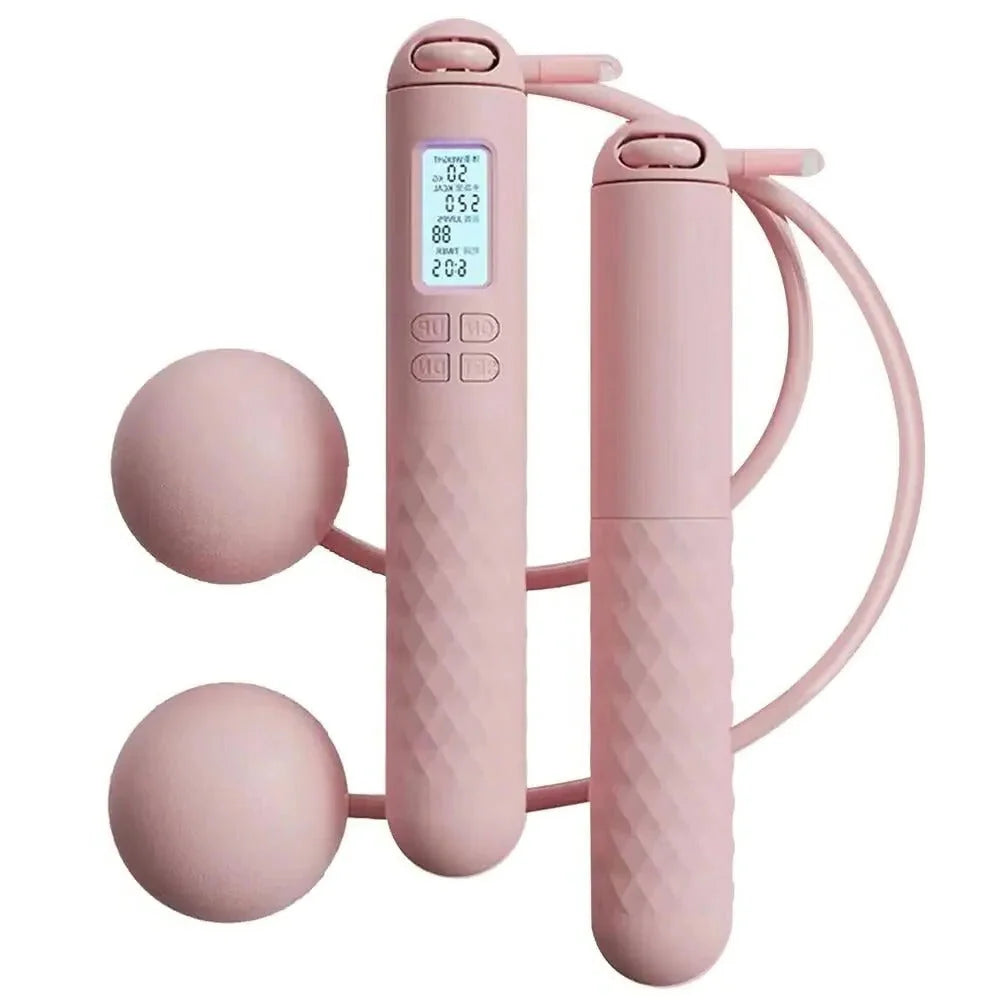 Jump Rope Handles Cordless Weighted Digital Counter