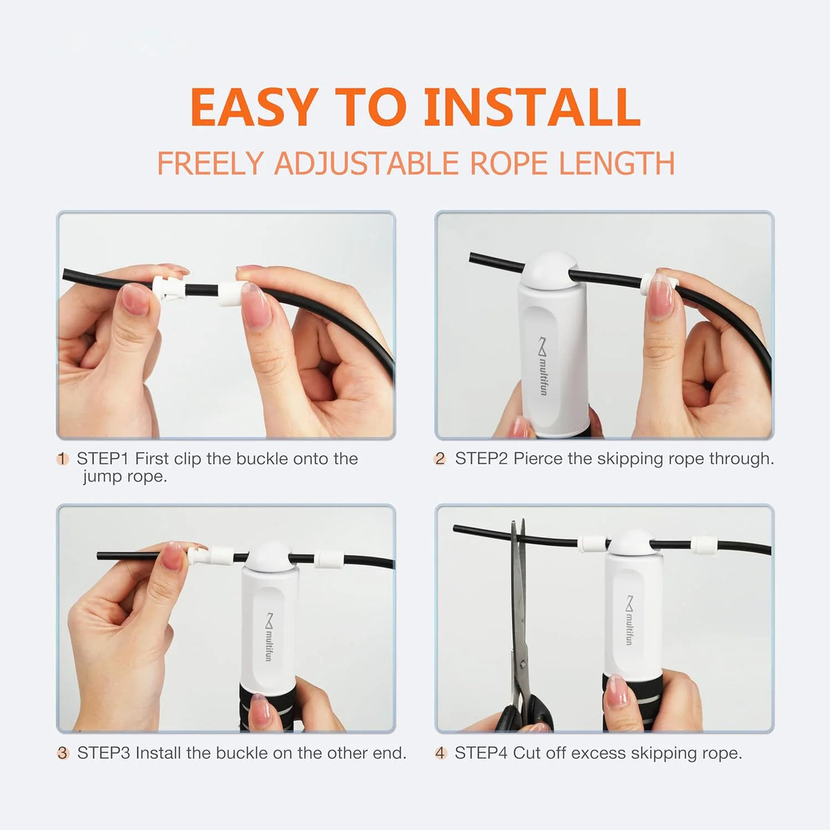 Jump Rope LED Display & Calorie Counter
