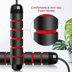 Jump Rope Tangle-Free Swivel Bearings Adjustable Length