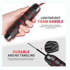 Jump Rope Tangle-Free Swivel Bearings Adjustable Length