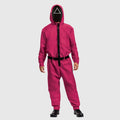 Jumpsuit Costume Full-Body Includes Mask & Belt