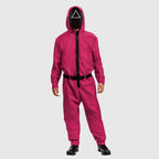Jumpsuit Costume Full-Body Includes Mask & Belt