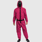 Jumpsuit Costume Full-Body Includes Mask & Belt