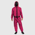 Jumpsuit Costume Full-Body Includes Mask & Belt