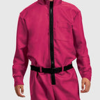 Jumpsuit Costume Full-Body Includes Mask & Belt