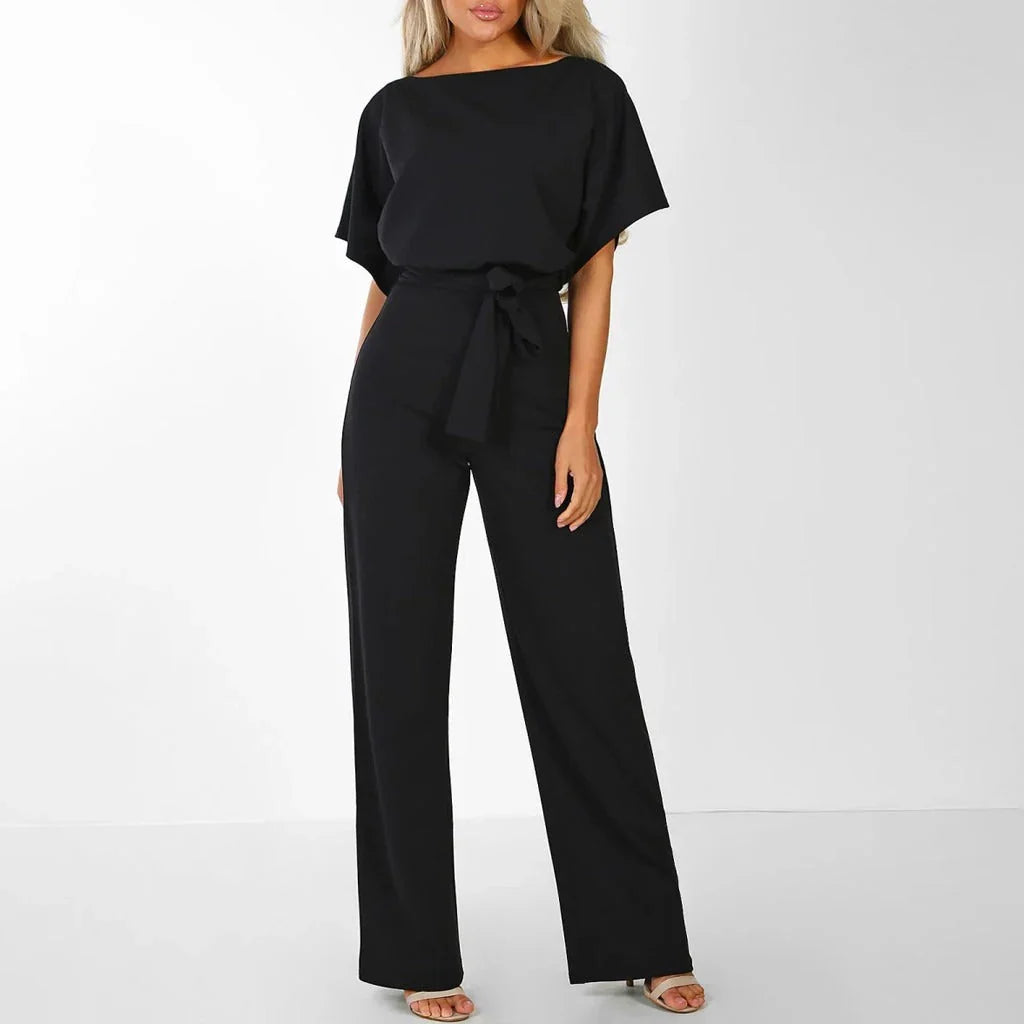 Jumpsuit Fitted Cotton Blend Machine Washable