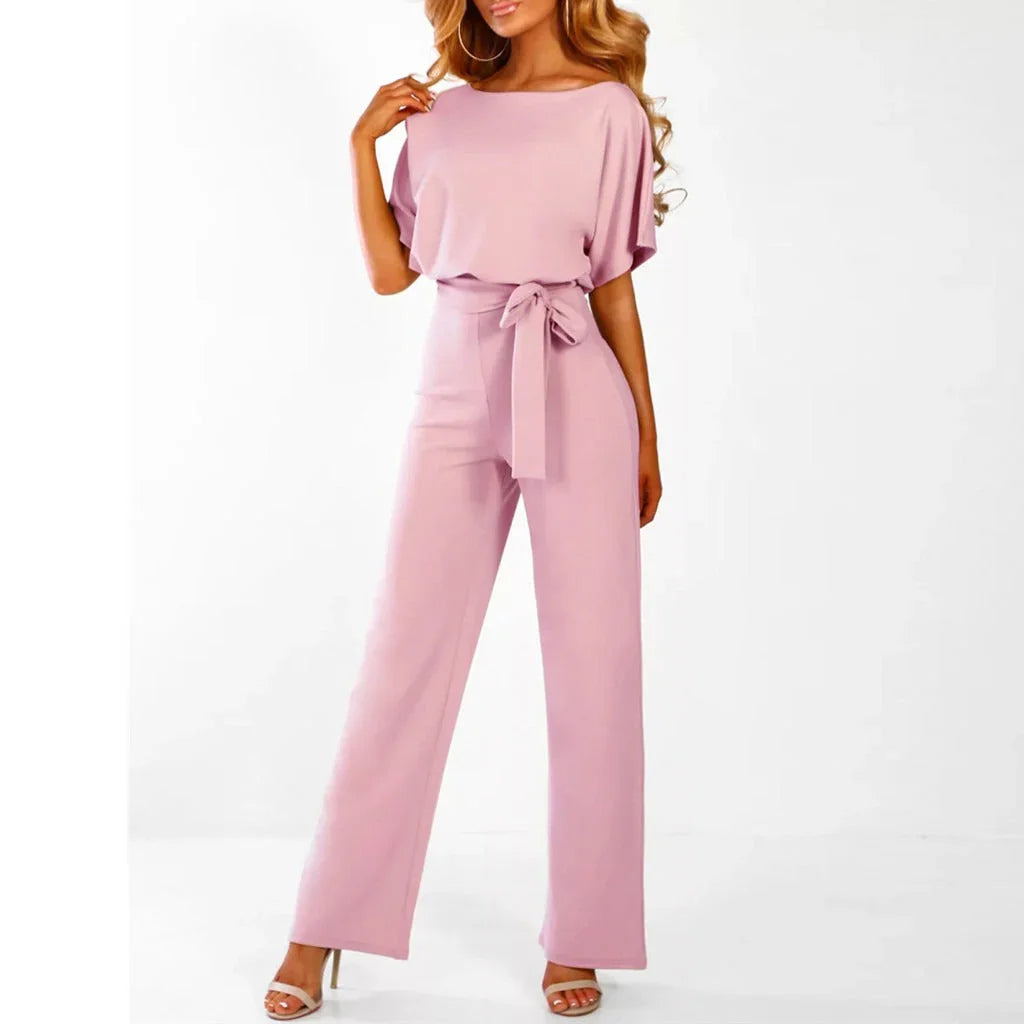 Jumpsuit Fitted Cotton Blend Machine Washable