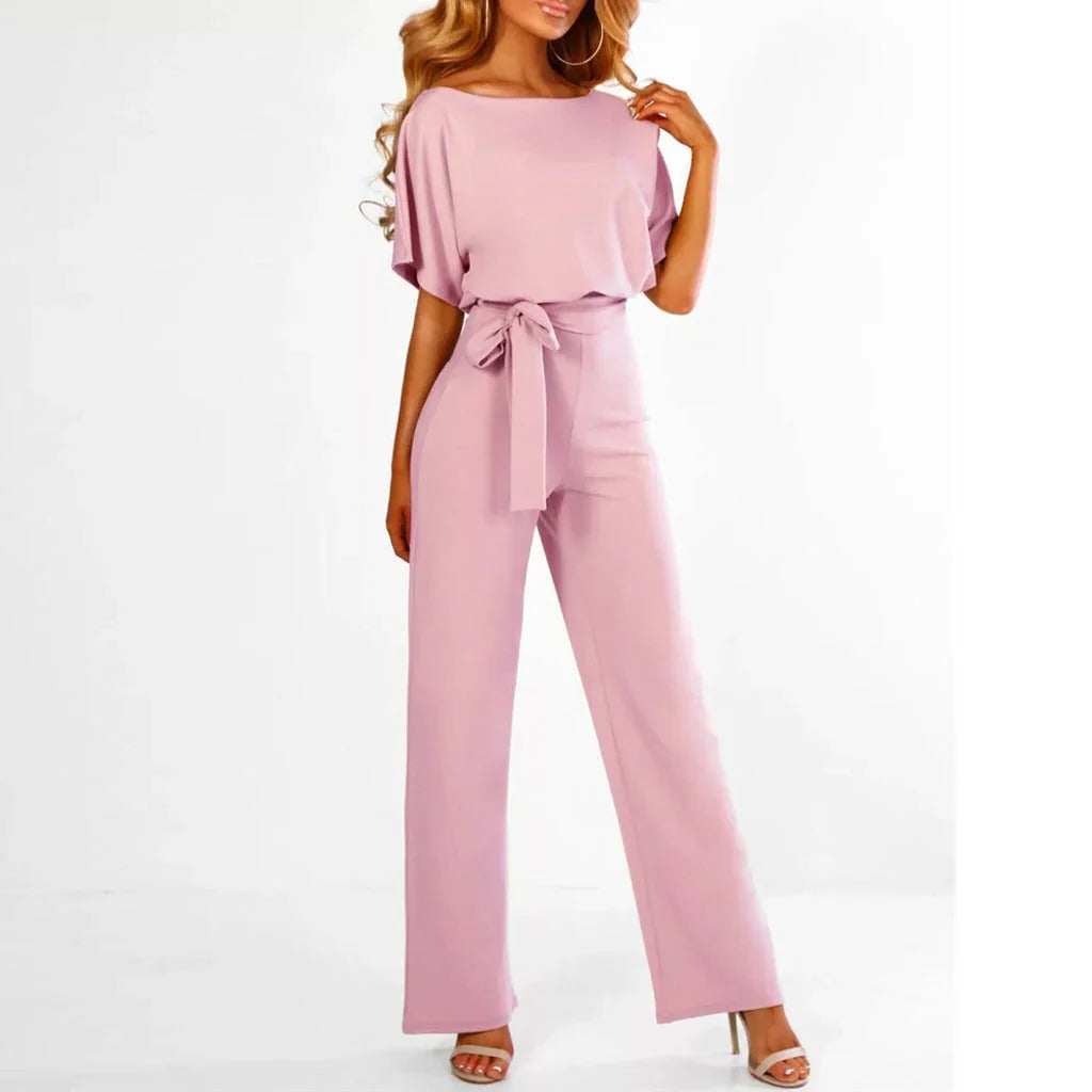 Jumpsuit Fitted Cotton Blend Machine Washable