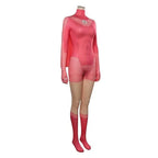 Jumpsuit Fitted Spandex Integrated Cape & Built-In Gloves