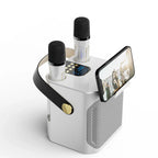 Karaoke Speaker 360-Degree Sound Dual Wireless Mics 8-Hour Battery