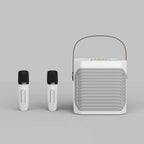 Karaoke Speaker Dual Mic Inputs Bluetooth 8-Hour Battery