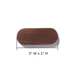 Key Holder Magnetic Wall Mount Natural Wood