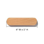 Key Holder Magnetic Wall Mount Natural Wood