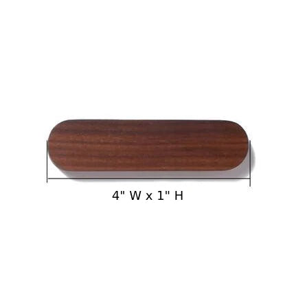 Key Holder Magnetic Wall Mount Natural Wood