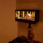 Key Holder Motion-Activated Lighting Infinity Mirror Rechargeable 20-Hour Battery