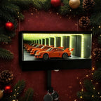 Key Holder Motion-Activated Lighting Infinity Mirror Rechargeable 20-Hour Battery