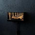 Key Holder Motion-Activated Lighting Infinity Mirror Rechargeable 20-Hour Battery
