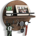 Key Holder Wall-Mounted Round Shelf Eco-Friendly