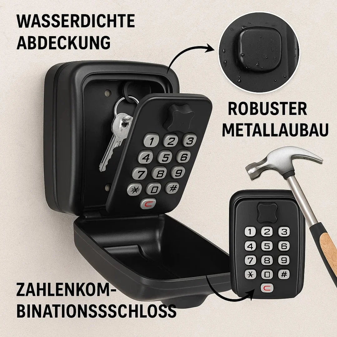 Key Safe Weatherproof Metal Mechanical Combination Lock