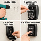 Key Safe Weatherproof Metal Mechanical Combination Lock