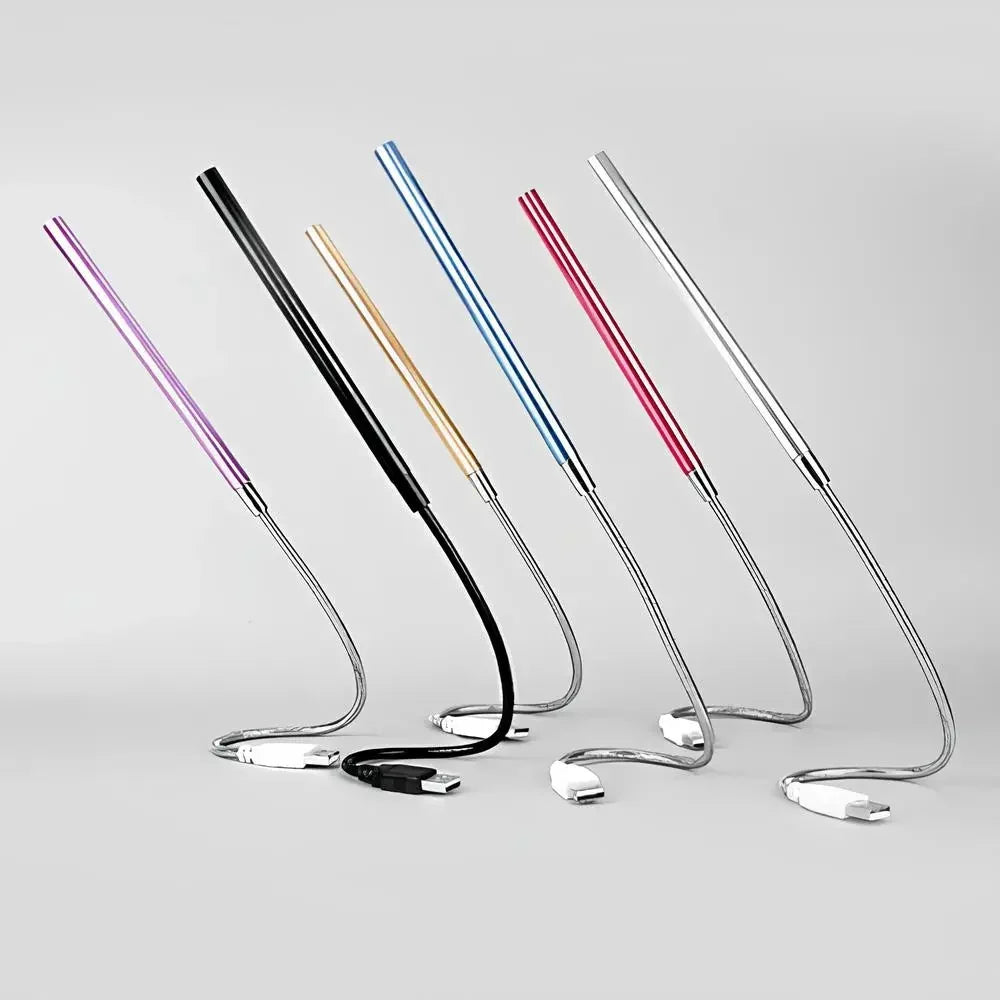 Keyboard Light USB LED Adjustable Gooseneck Aluminum
