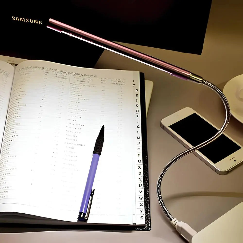 Keyboard Light USB LED Adjustable Gooseneck Aluminum