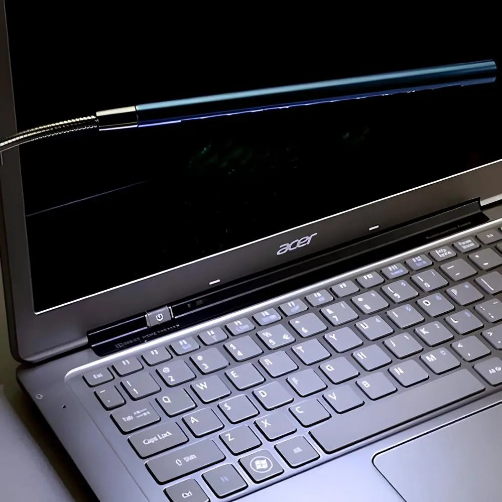 Keyboard Light USB LED Adjustable Gooseneck Aluminum