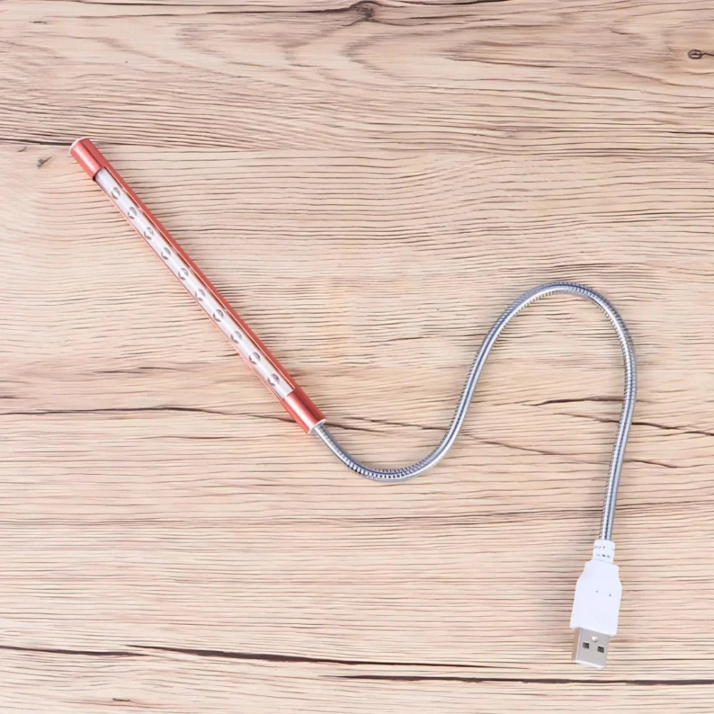 Keyboard Light USB LED Adjustable Gooseneck Aluminum