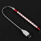 Keyboard Light USB LED Adjustable Gooseneck Aluminum