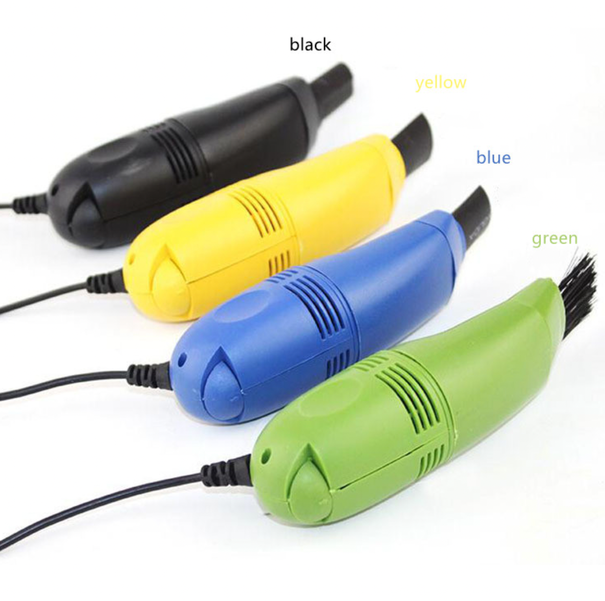 Keyboard Vacuum USB-Powered Built-In Light
