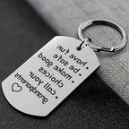 Keychain Engraved Stainless Steel Gift