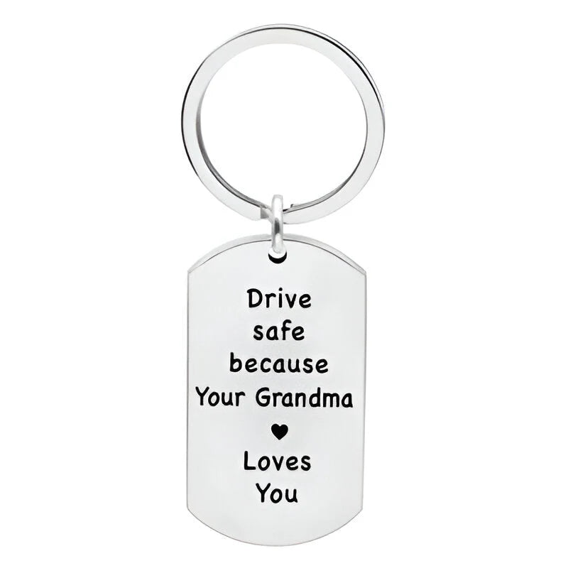 Keychain Engraved Stainless Steel Gift