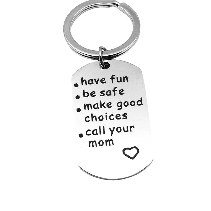 Keychain Engraved Stainless Steel Gift