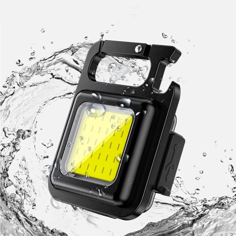 Keychain Light LED & Bottle Opener Aluminum USB-C Rechargeable